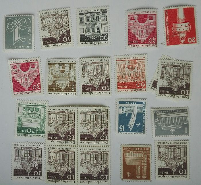 Znaczki Briefmarken Bundespost Berlin