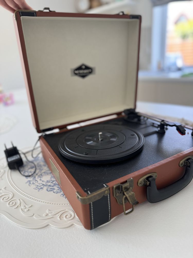 Вініловий програвач Auna Peggy Sue Retro Коричневий