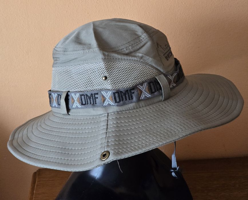 Kapelusz wędkarski trekkingowy outdoorowy myśliwski L.57-60cm.NOWY.