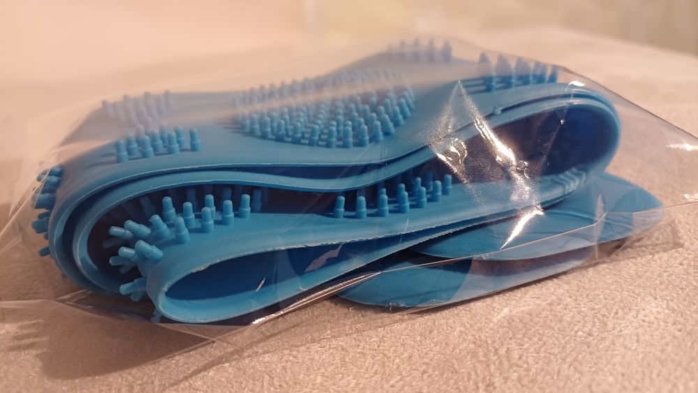 Silikonowa skrobaczka/szczotka do masażu i mycia