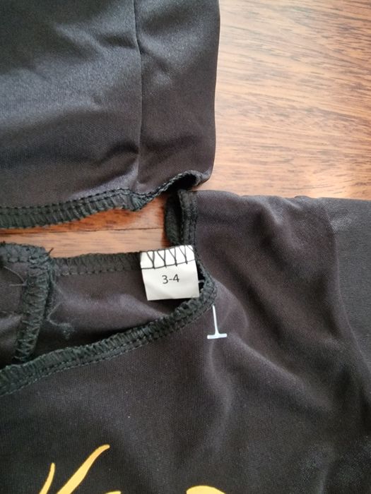 Strój kostium przebranie karnawałowy Haloween Ninja 3-4 lata nowy