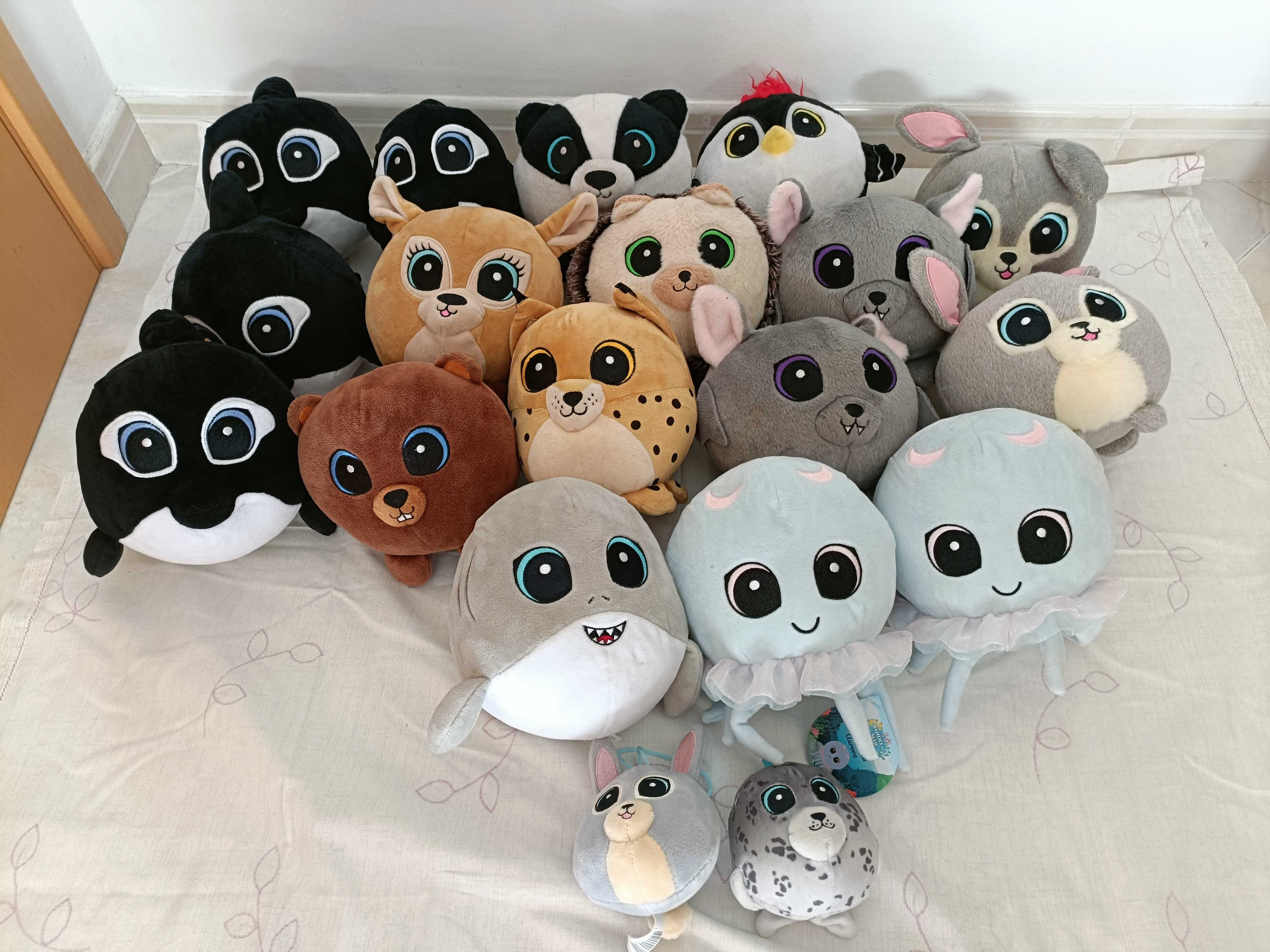 Peluches do Bando do Bosque e do Mar