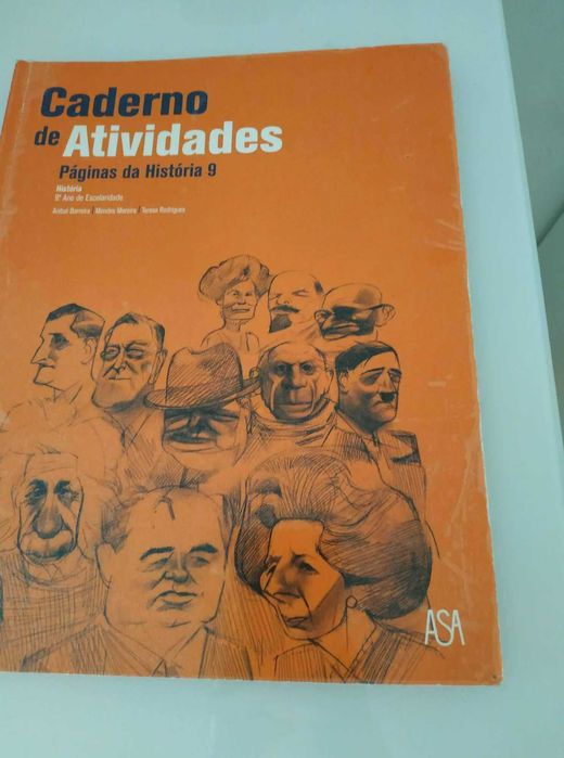 Páginas da História - História-9ºAno -Caderno de Atividades,como Novo.