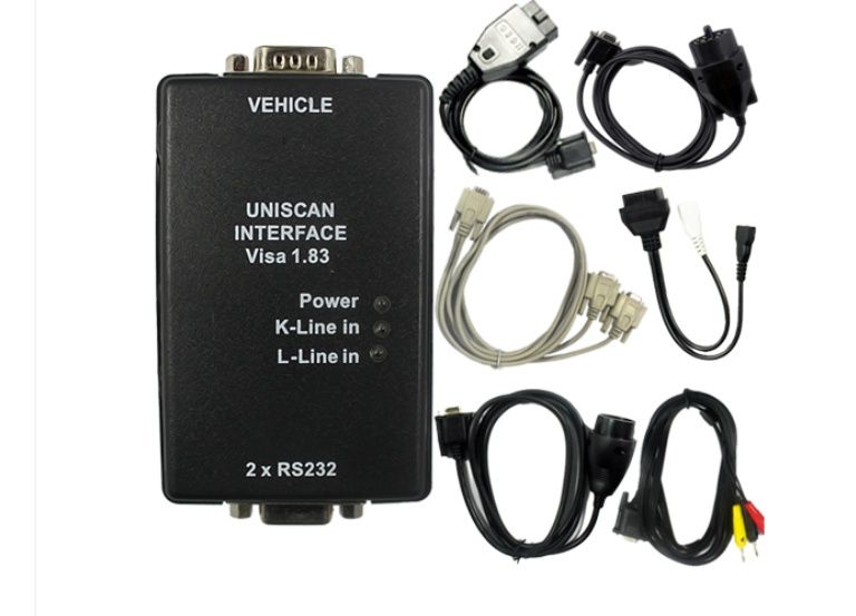 Uniscan Euroscan 1. 83 Carro Interface para PC.