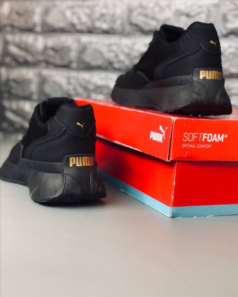 Кроссовки Пума женские, размер 38 последняя пара. Кросовки Puma Black