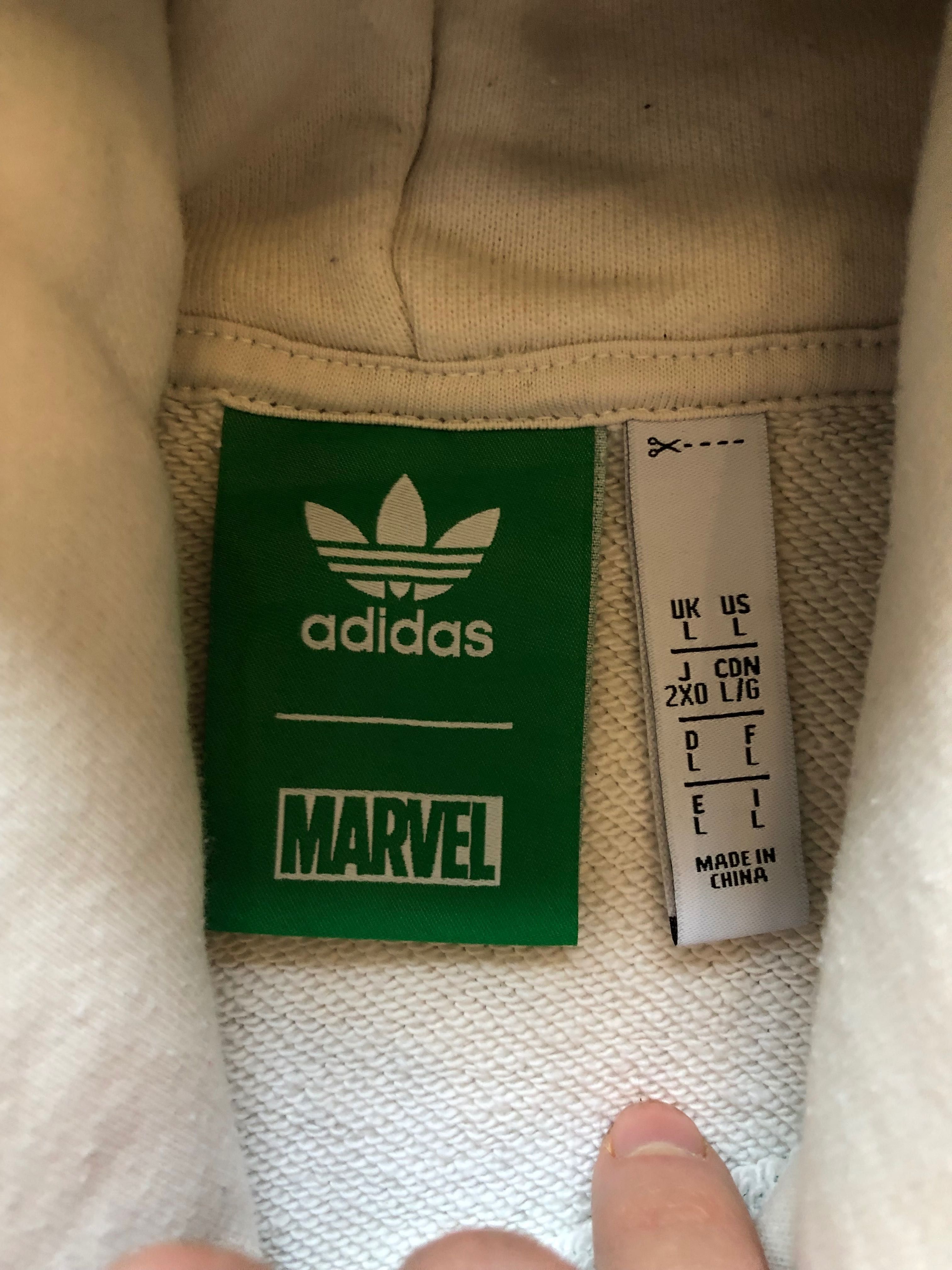 Rare Bluza Adidas Marvel Hulk Big Logo