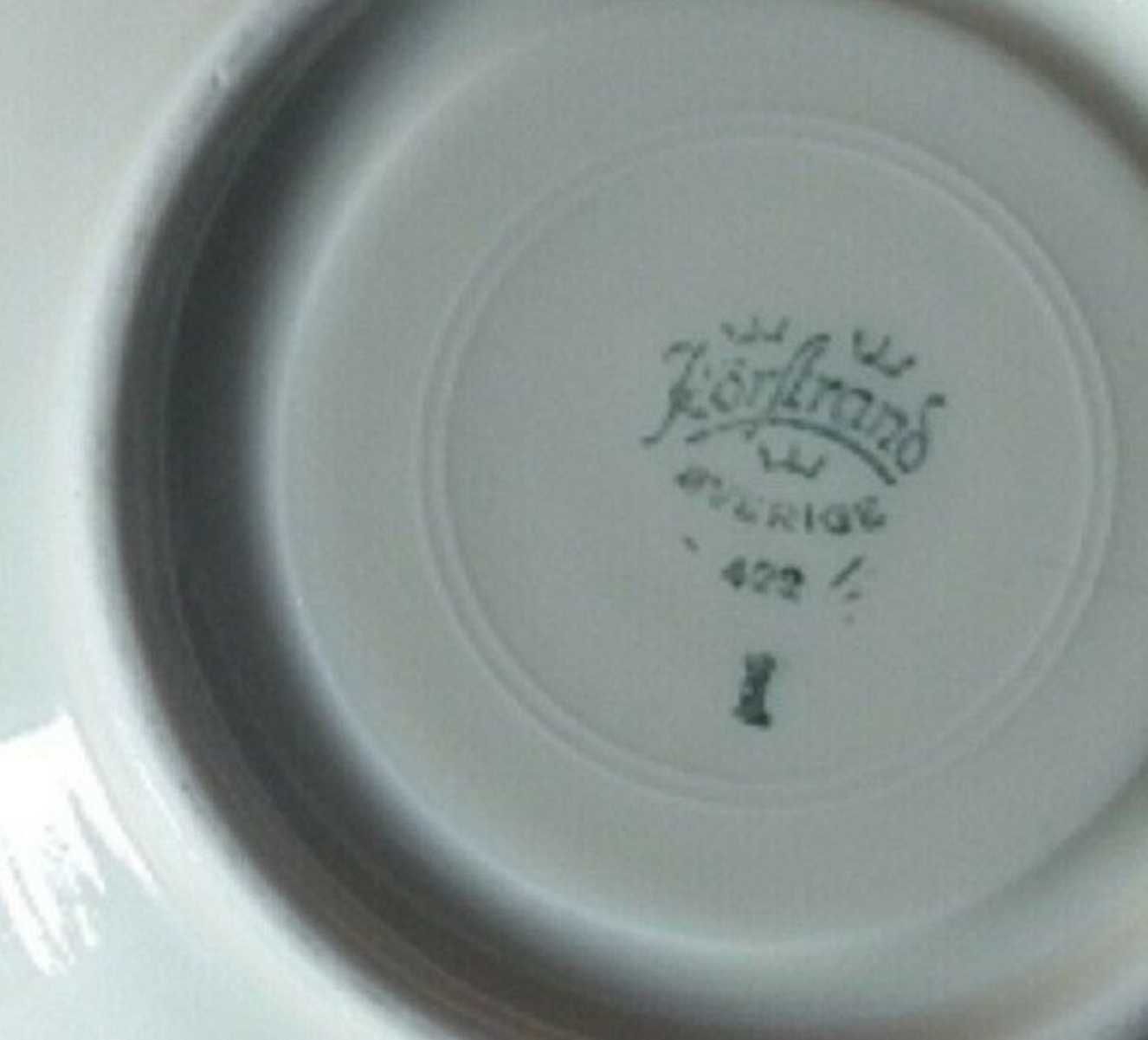 Retro Rorstrand Sverige Talerze Porcelana_8 sztuk_ok.1940r