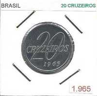 Moedas - - - Brasil - - ( Cruzeiro, Cruzado )