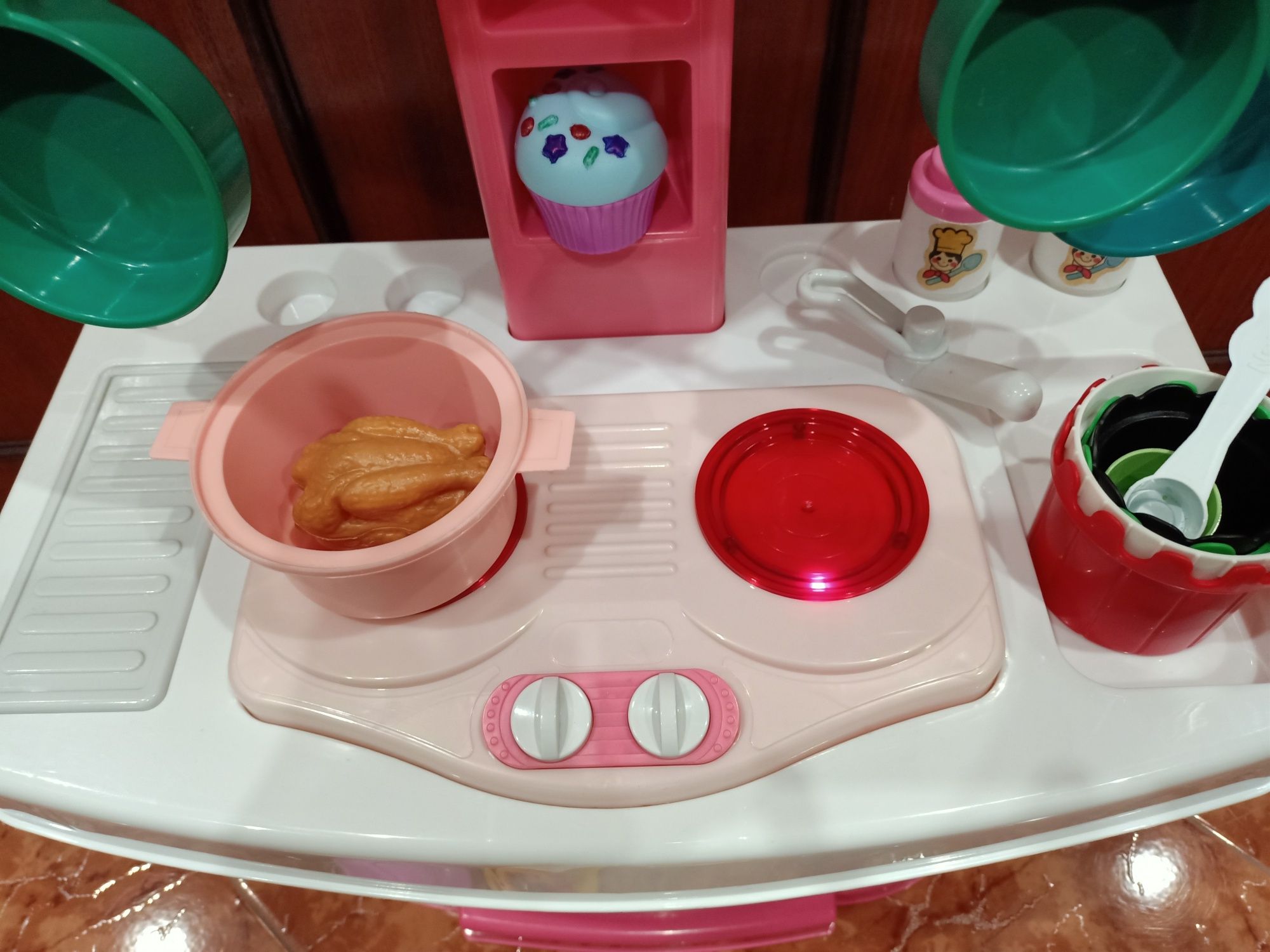 Fogão Menina brinquedos cozinha criança bebé casa