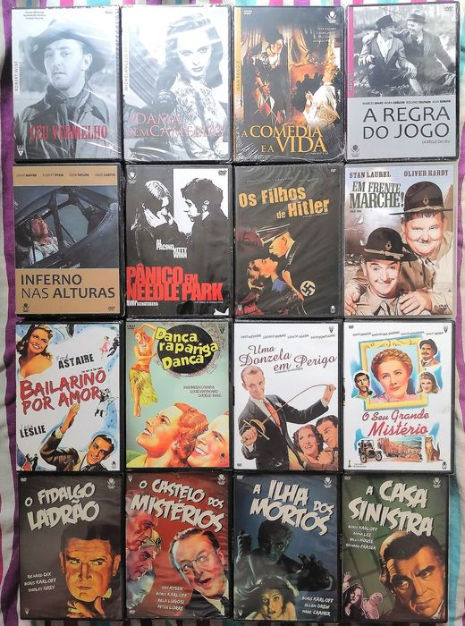 LOTE (25) lote de 134 DVD's Originais