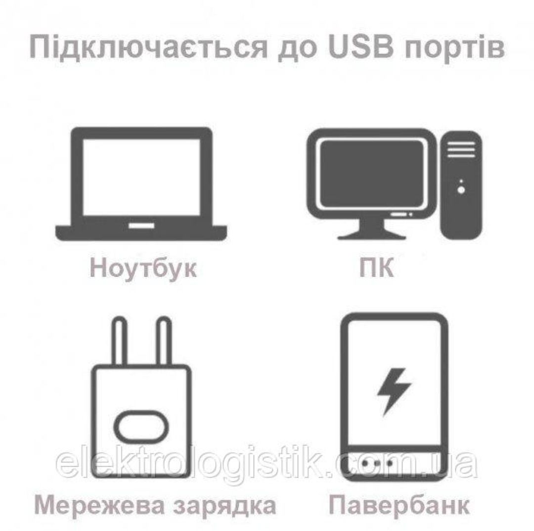 USB LED Лампочка 1W USB 5V Міні Нічник Портативна USB Лампа Компактна