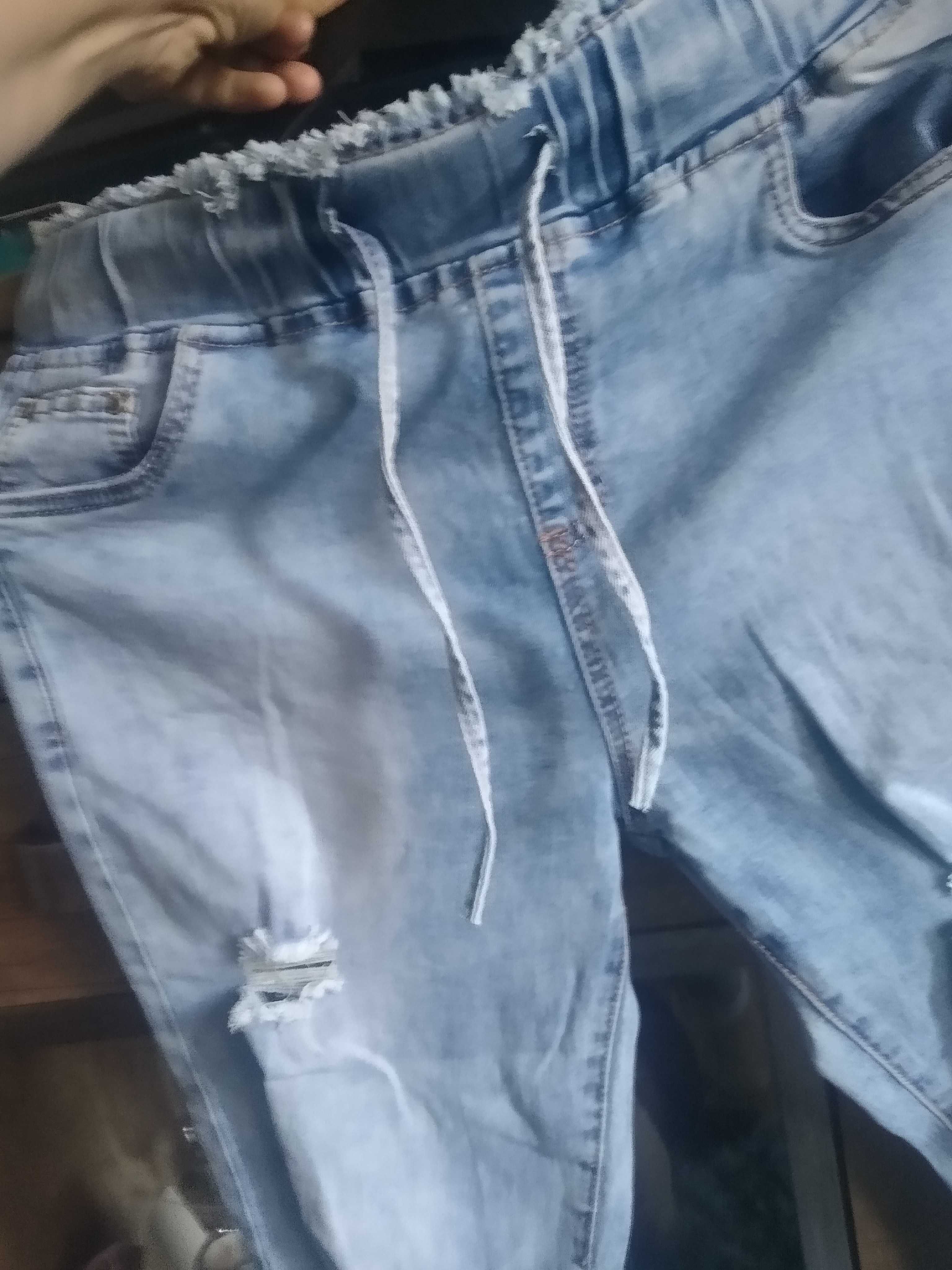 Spodnie jeansowe L