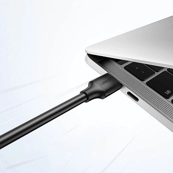 Ugreen kabel przewód USB-A - USB-A USB3.0/5Gb/s 0.5m czarny (US128)