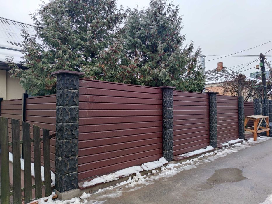 Забор Ранчо Металевий Паркан Жалюзі