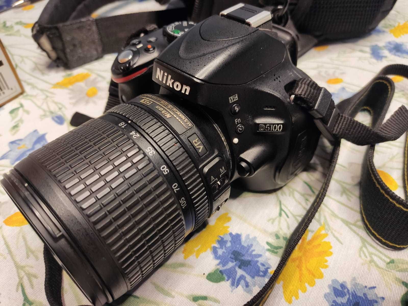 Aparat Nikon D5100 z obiektywem Nikor 18-105