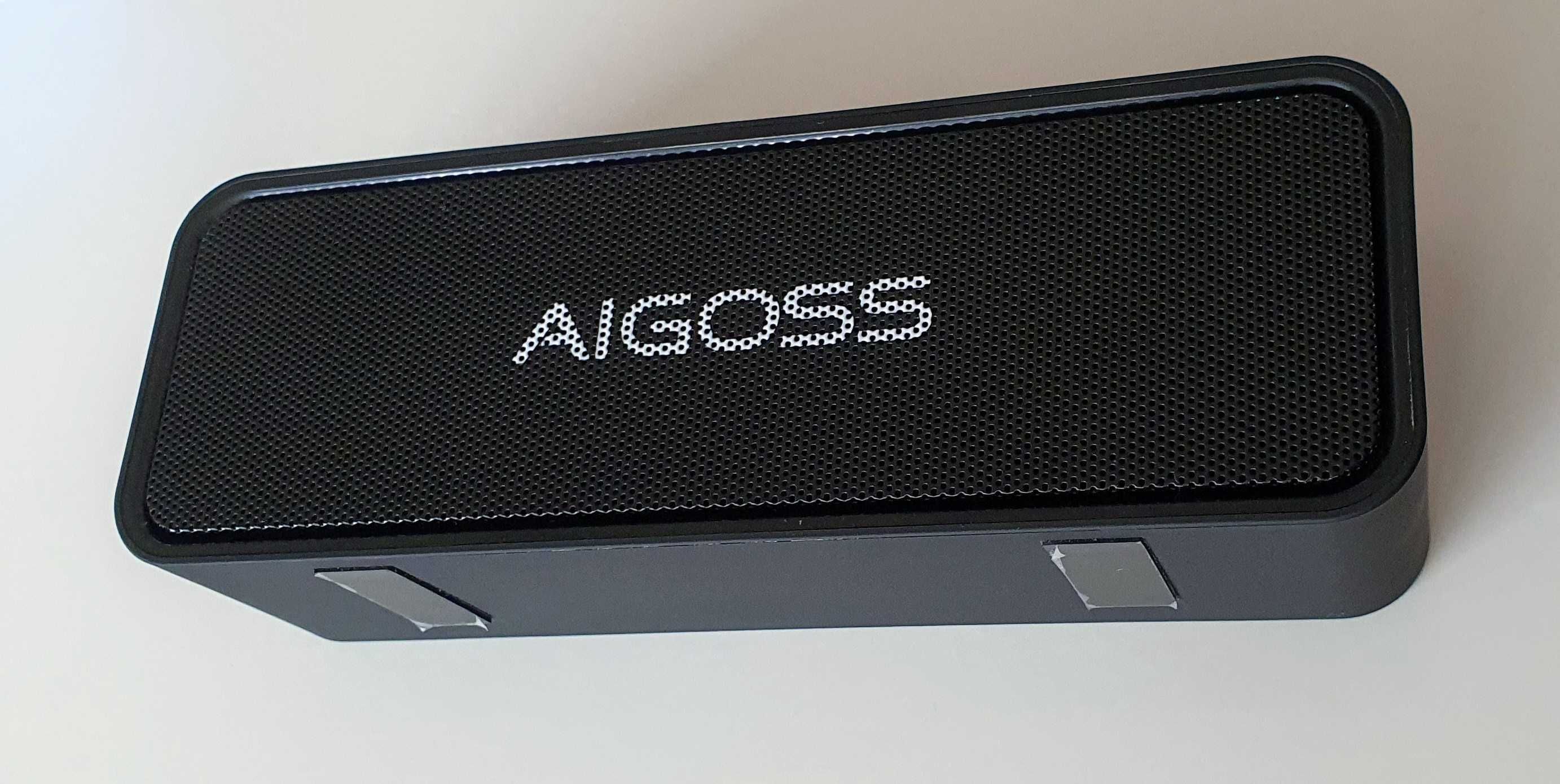 AIGOSS głośnik przenośny bluetooth czarny