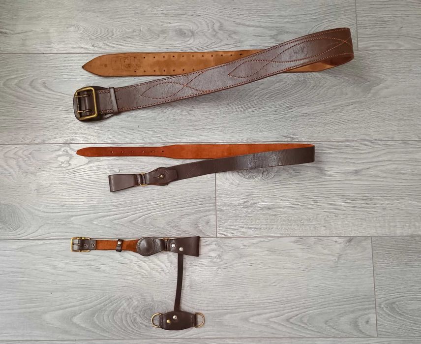 Офіцерський ремінь із портупеєю, 1956 року випуску. ЗС СРСР. 2 розмір