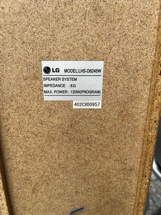 Sistema Som LG model LHS-D6245W