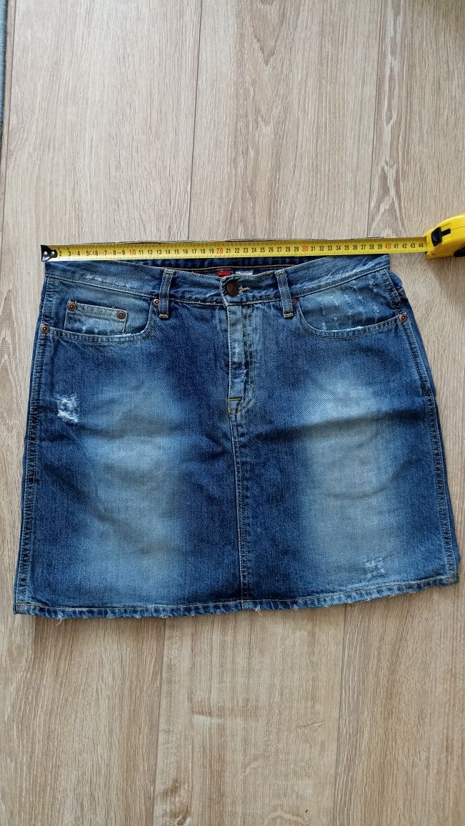 Jeansowa spódniczka H&M, rozmiar M/L