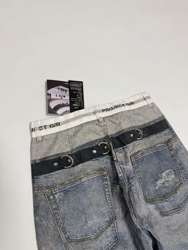 джинсы штаны project g/r Double M L vetements balenciaga