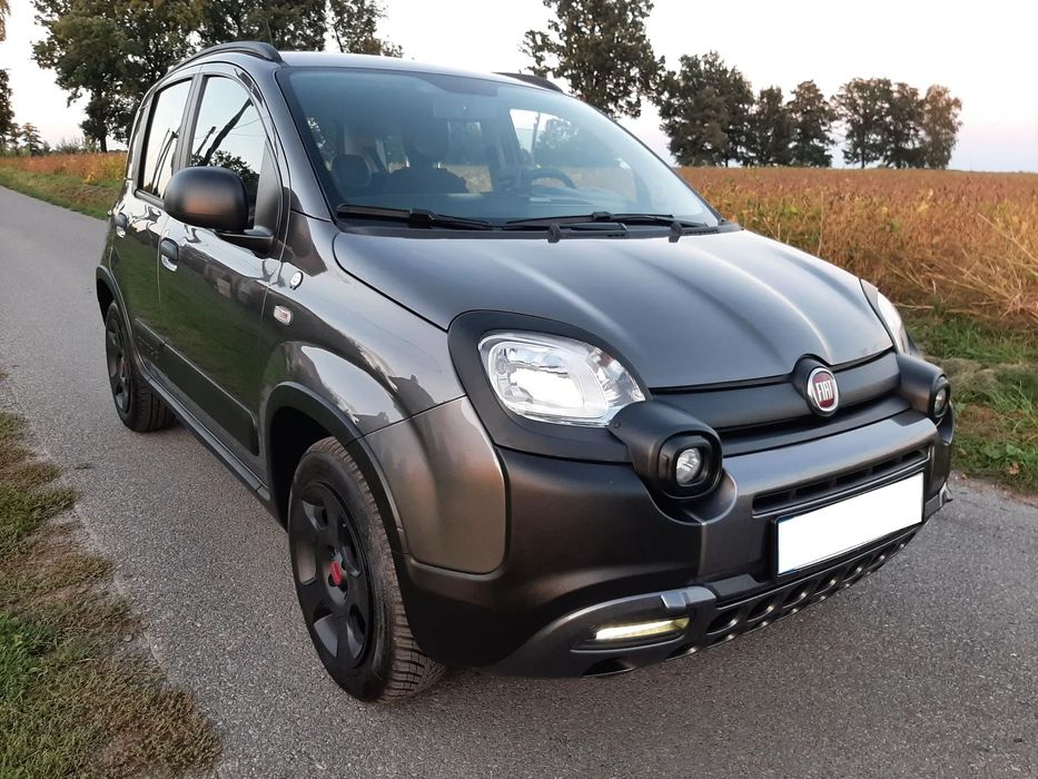 Fiat Panda 1.2 tylko 44 tys. km szary metal alufelgi stan super