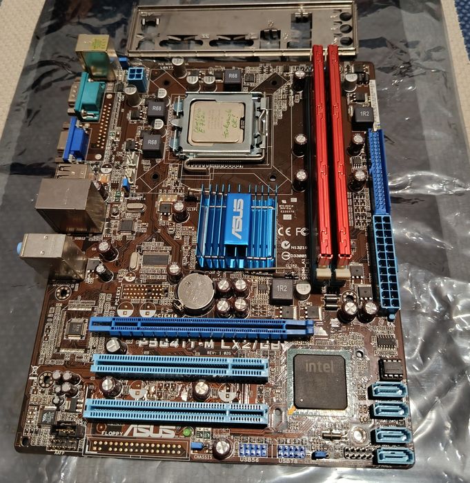Płyta główna LGA 775 Asus P5G41-M +Intel E7200 Duo 4G DDR3 COM IDE ATA