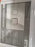Cersanit przycisk pneumatyczny accento Square chrome gloss