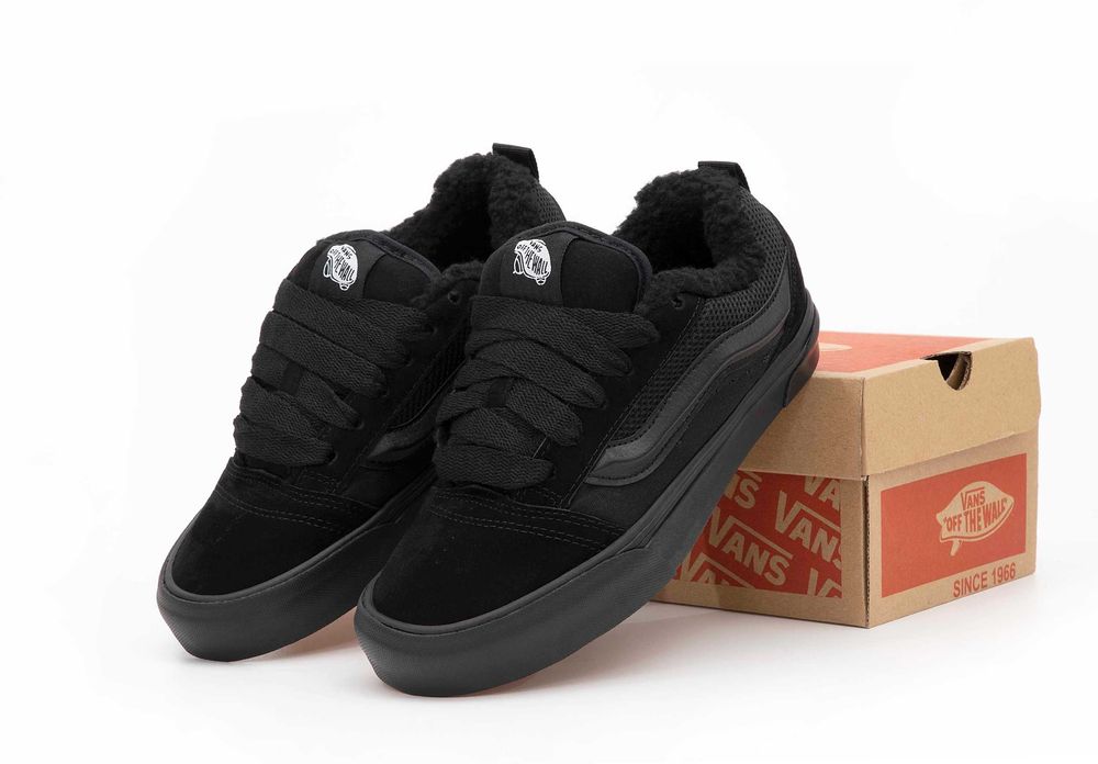 Зимние вансы KNU с МЕХОМ. Vans Old Skool KNU. УНИСЕКС