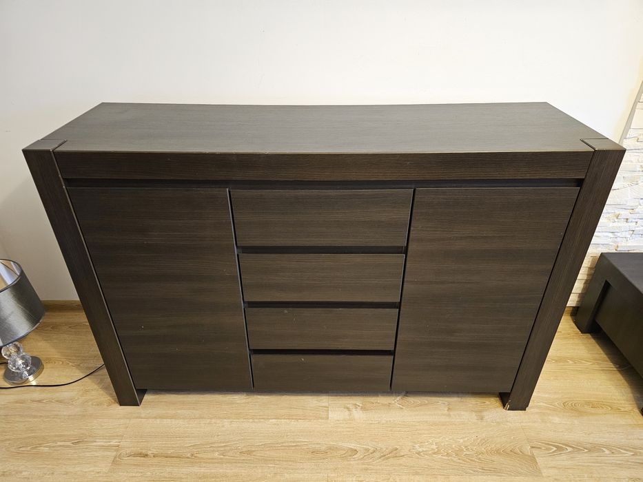 Komplet BRW komoda plus szafka RTV wenge