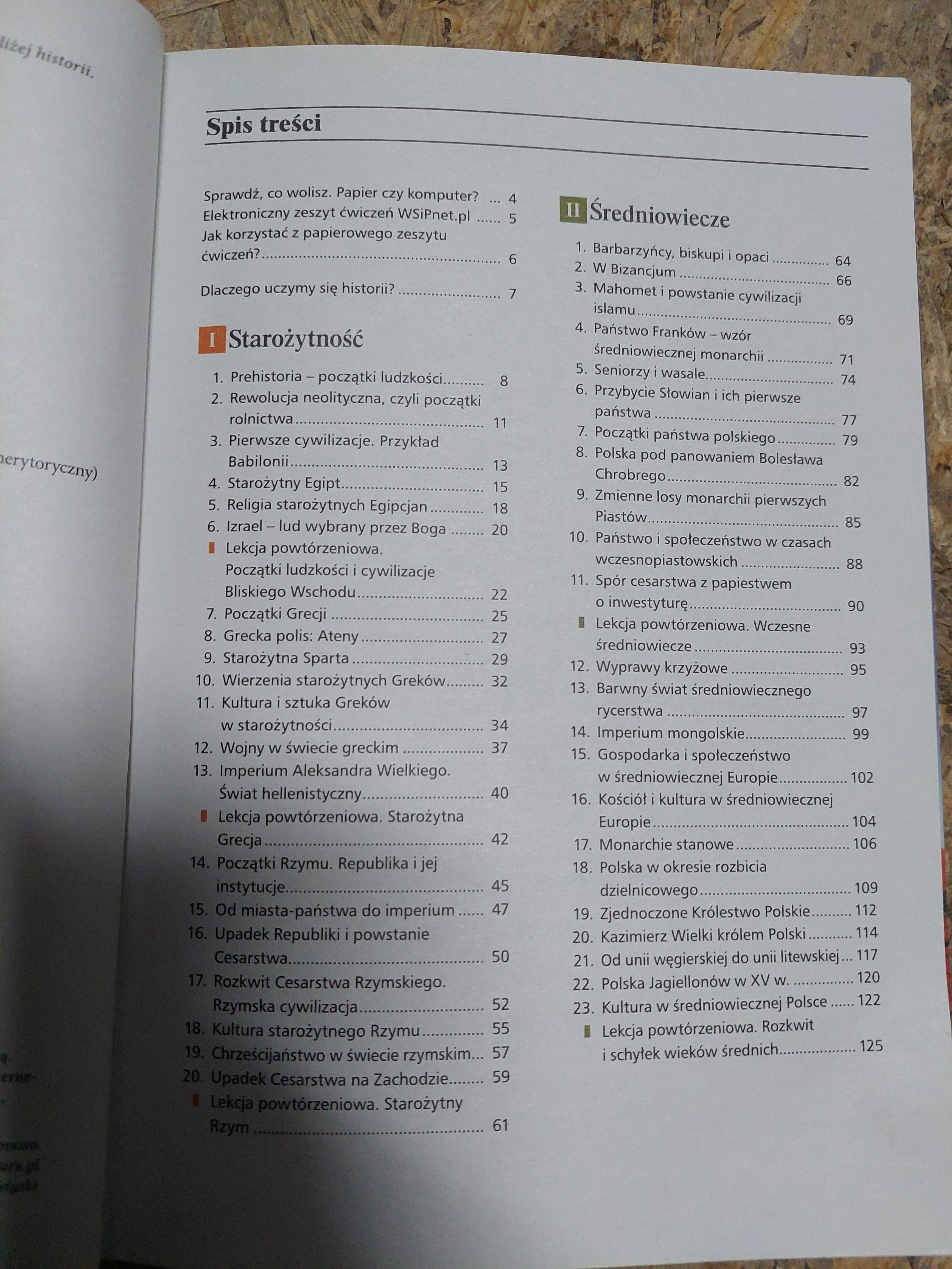 Stare podręczniki do historii. Gimnazjum. WSiP