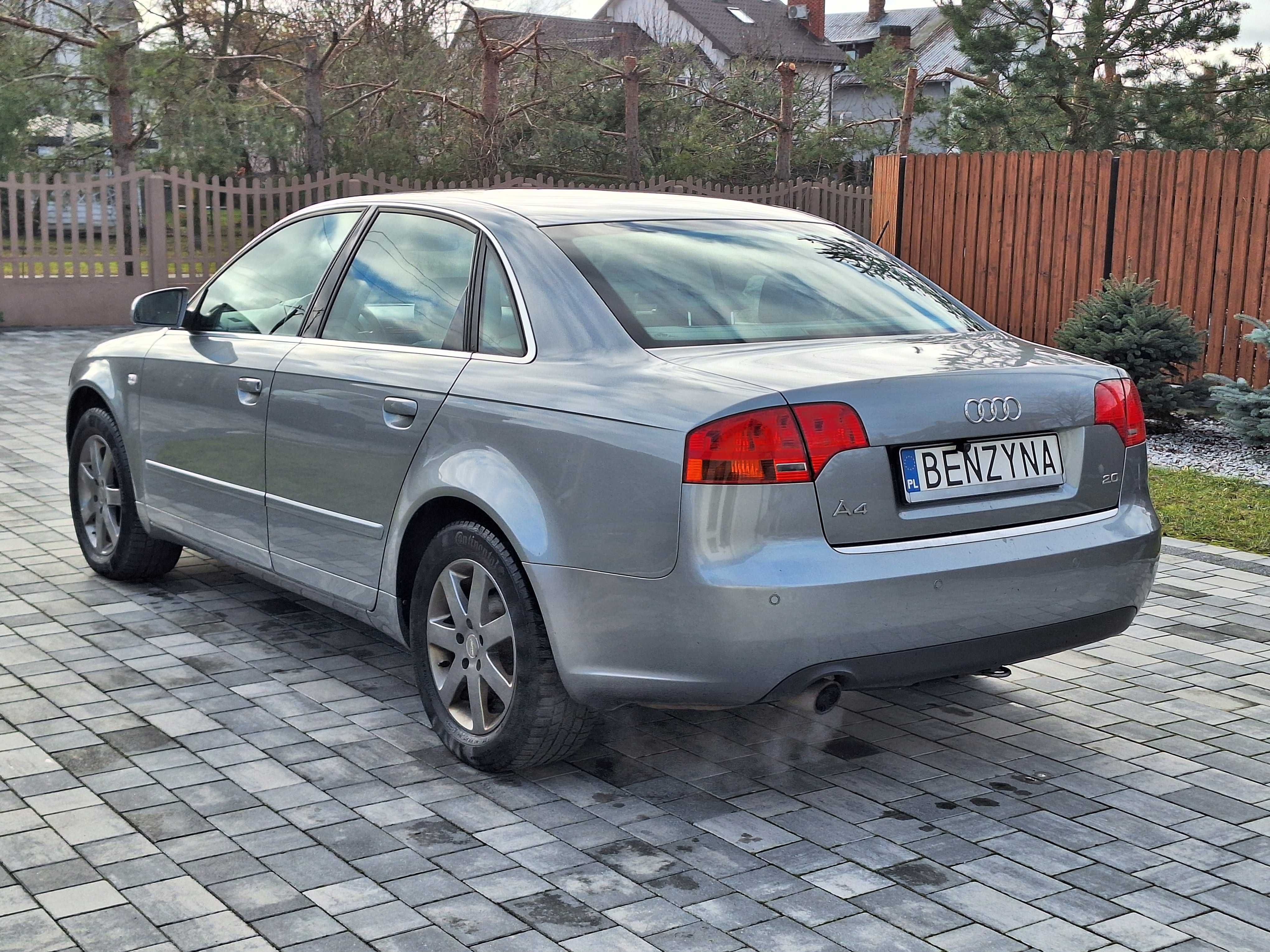 Audi A4 2.0 Benzyna 131 KM Super stan Serwis  Bezwypadkowa.