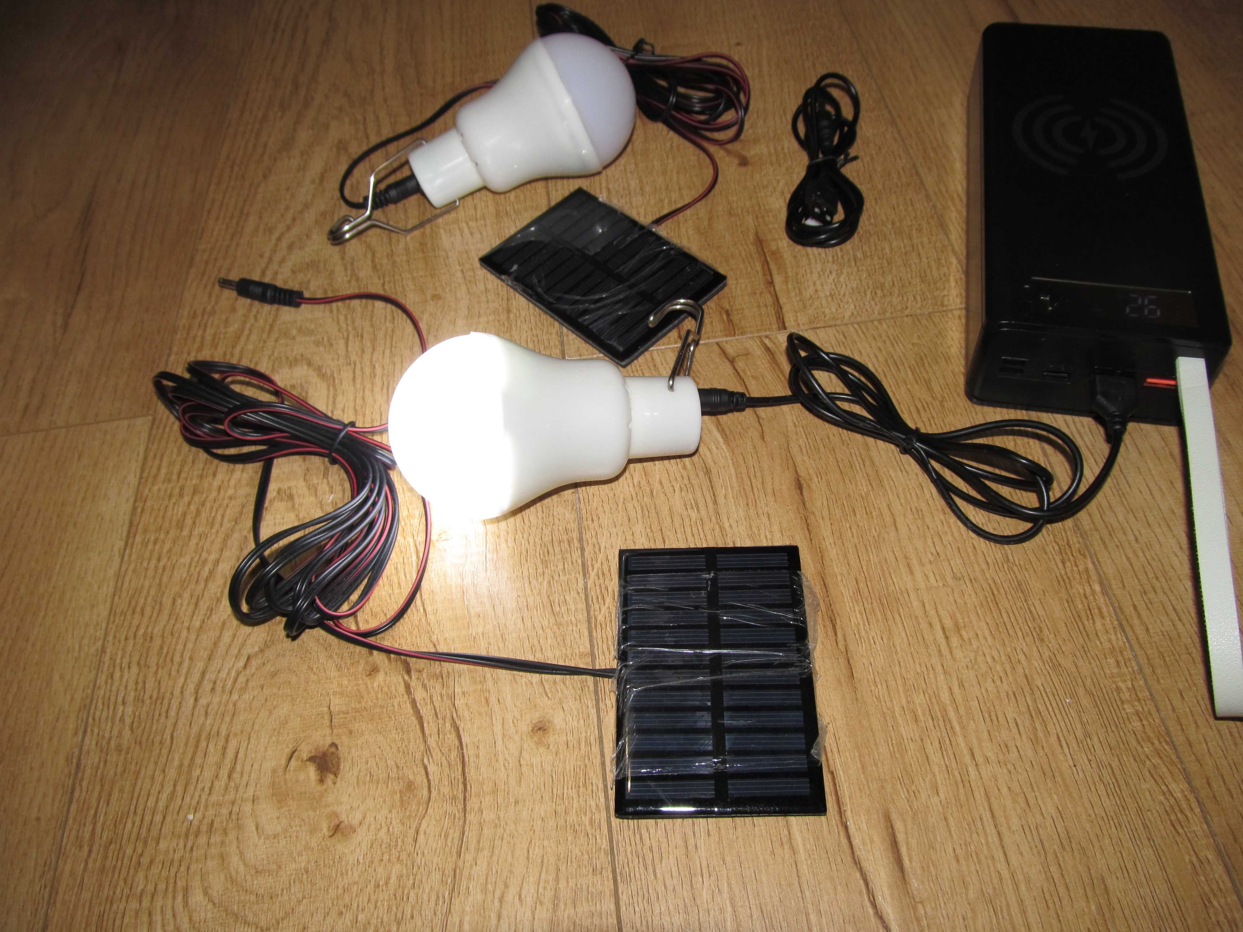 Лампа 3 Вт на USB + Сонячна батарея