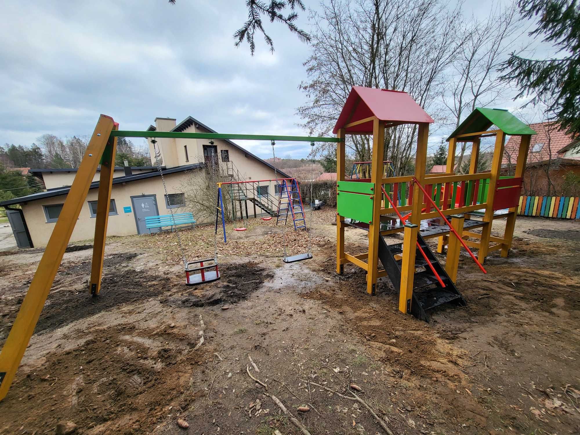Plac zabaw zestaw zabawowy na plac zabaw "Mikołajki"