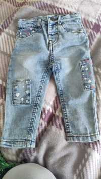 Spodnie jeansowe nowe dla dziewczynki