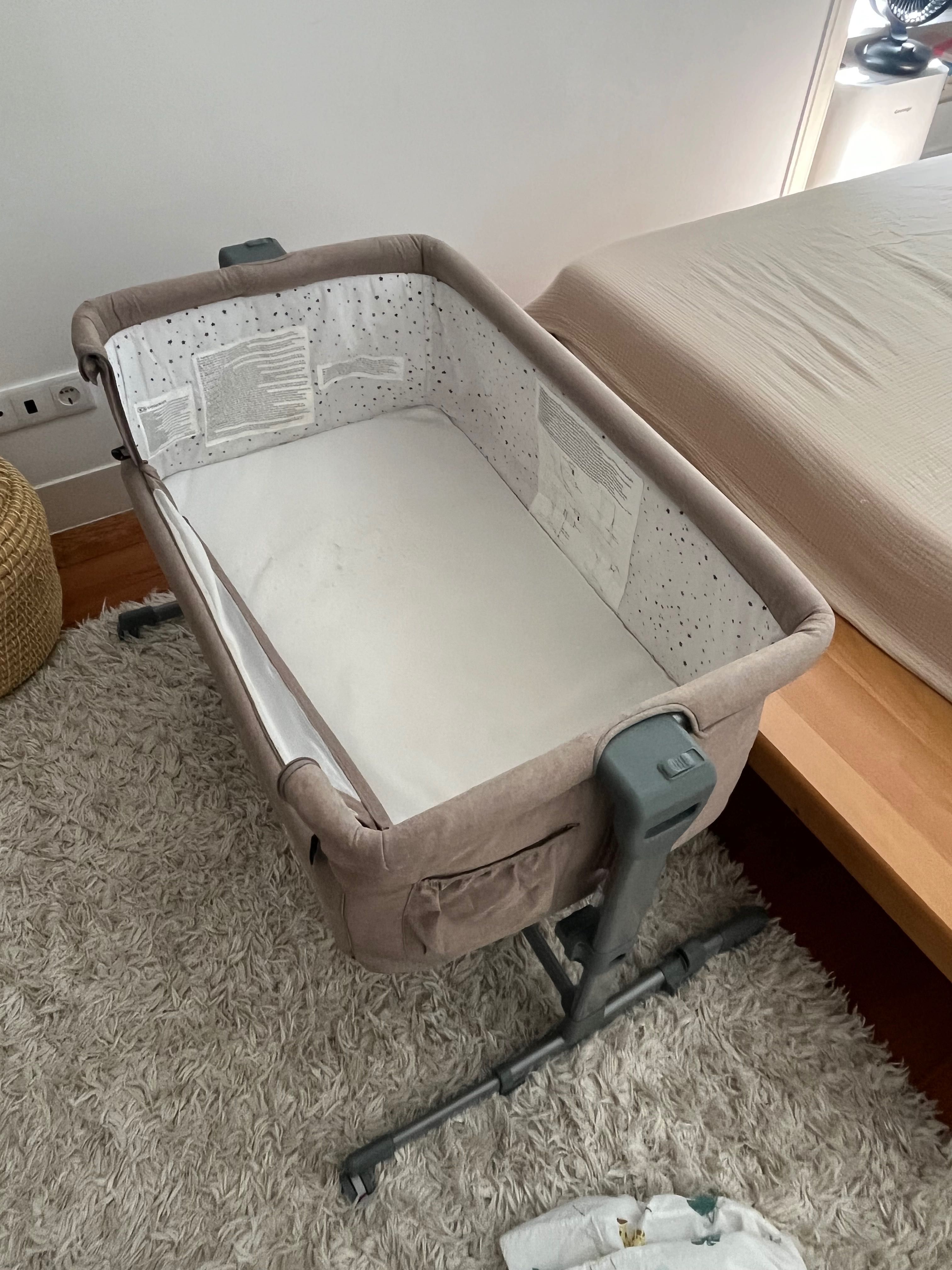 Berço kinderkraft co-sleeping