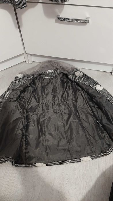 Płaszczyk + sukienka+ sweterek komplet