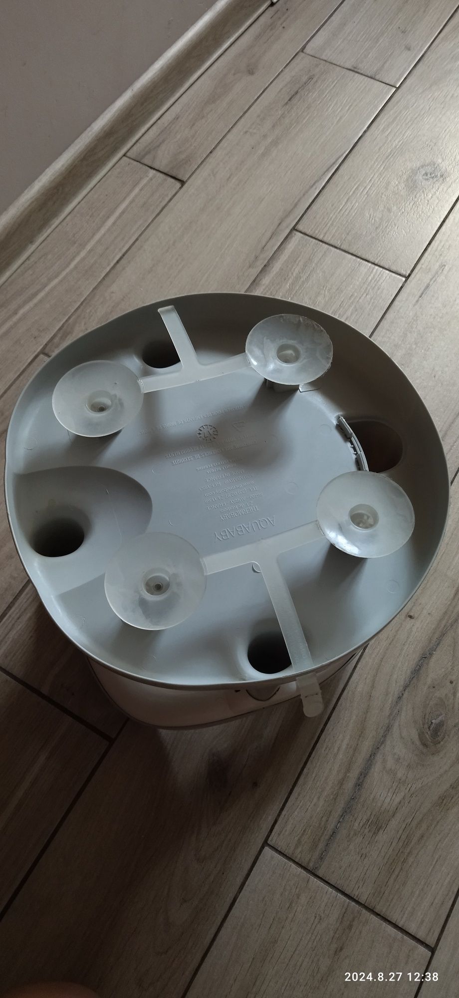 Krzesełko da kąpieli niemowlęce szare Thermobaby
