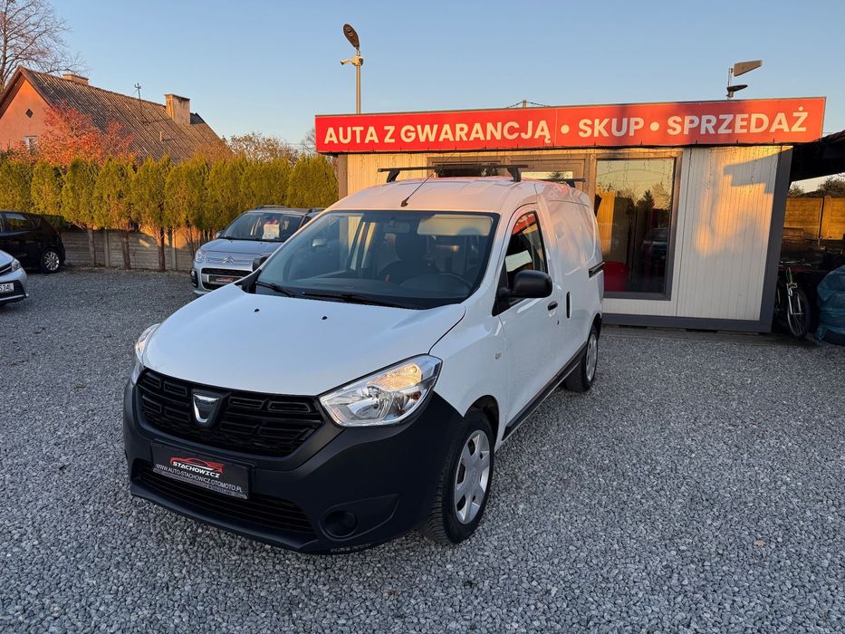 Dacia DOKKER  Tylko 72 tyś.km. Klimatyzacja, El-Szyby, Radio CD, 2 pary drzwi przes.