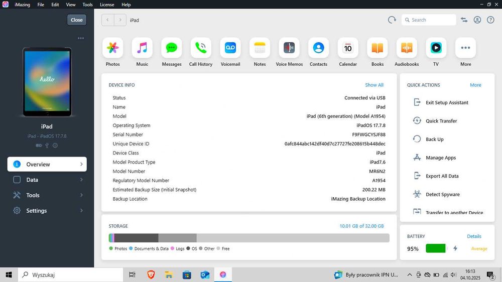 Apple iPad 6 generacji 32 GB