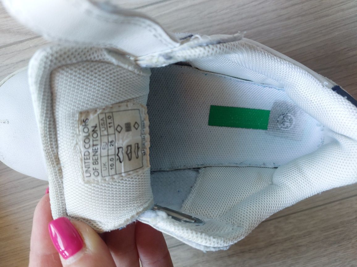 Buty białe, sneakersy Benetton 28