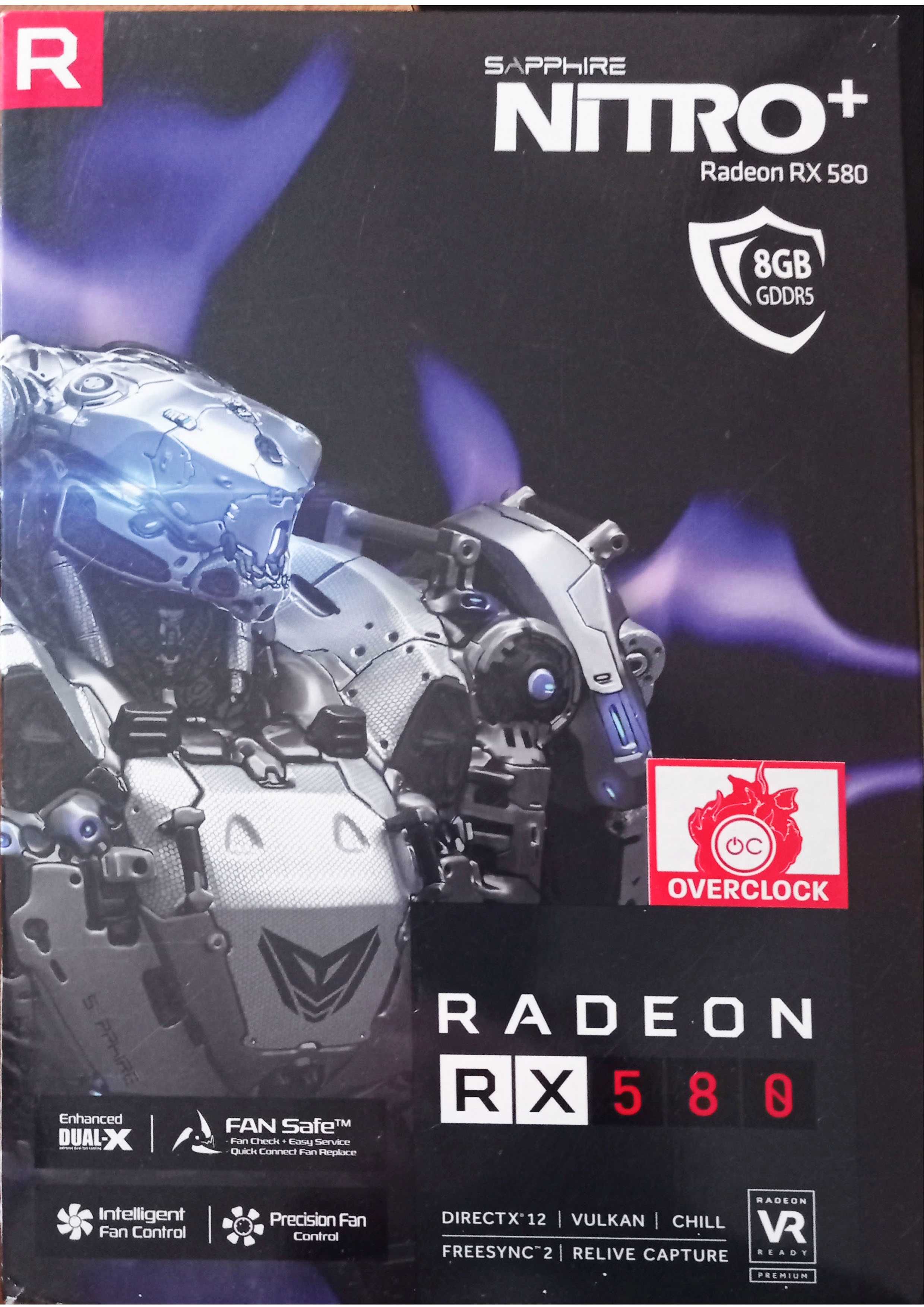відеокарта Radeon RX580 NITRO+ SAPPHIRE 8GB GDDR5