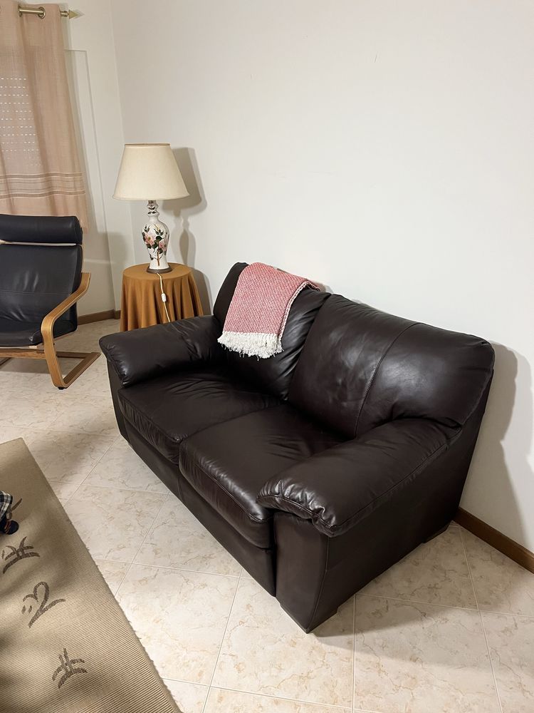 Sofa para sala de pele