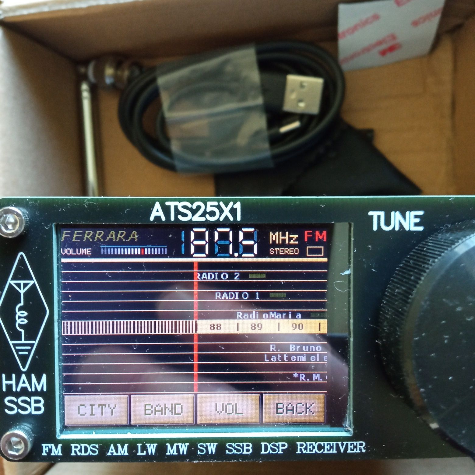ATS-25X1 - полно диапазоне радио