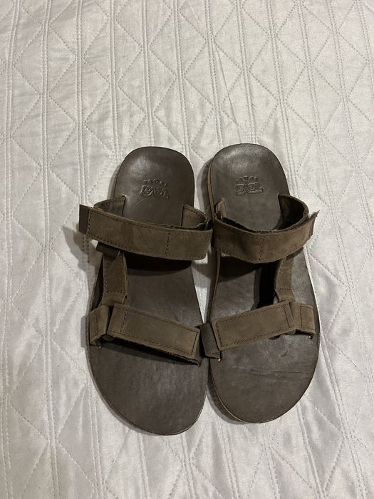 Мужские кожаные шлепки сандали босоножки Teva 40,5-41р