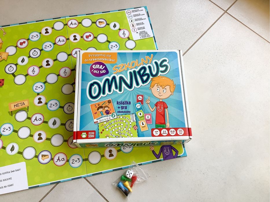 Gra szkolny omnibus zielona sowa