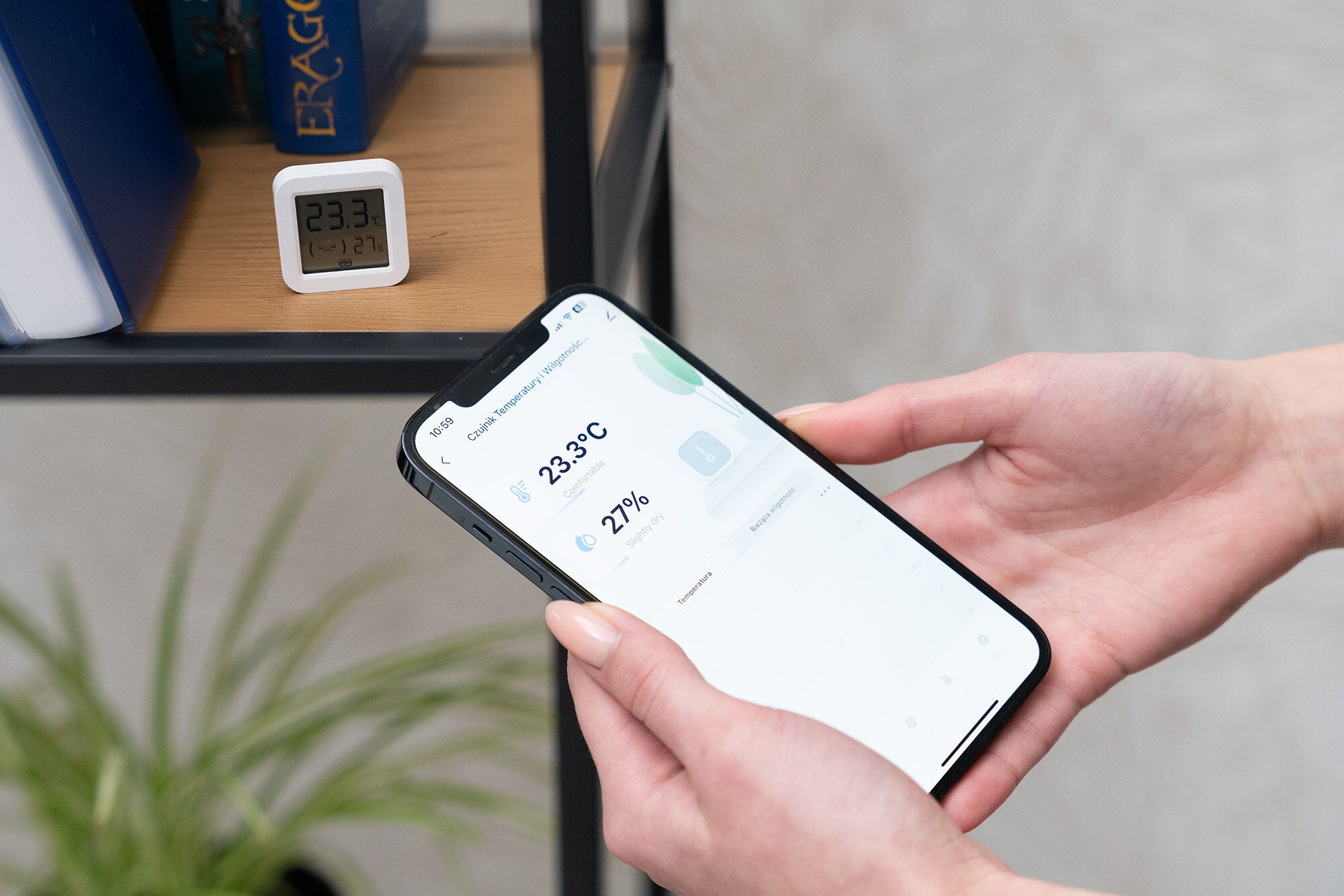Czujnik temperatury i wilgotności Tuya Smart Smart Home