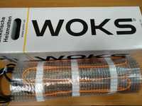 Нагревательный кабель теплый пол электрический маты Woks