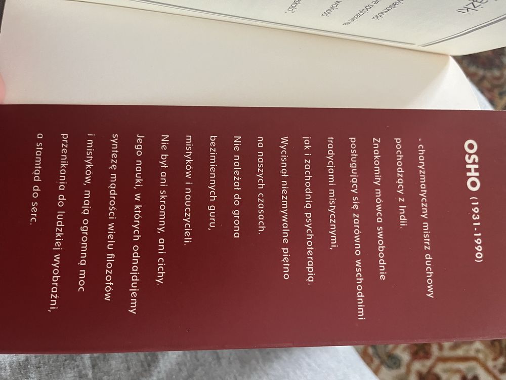 Osho Zdrowie emocjonalne DTR