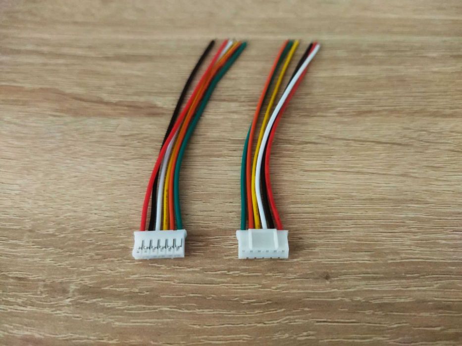 Разъем с проводами под пайку длиной 10 см - 26AWG - 6 pin/пин - 60 шт.