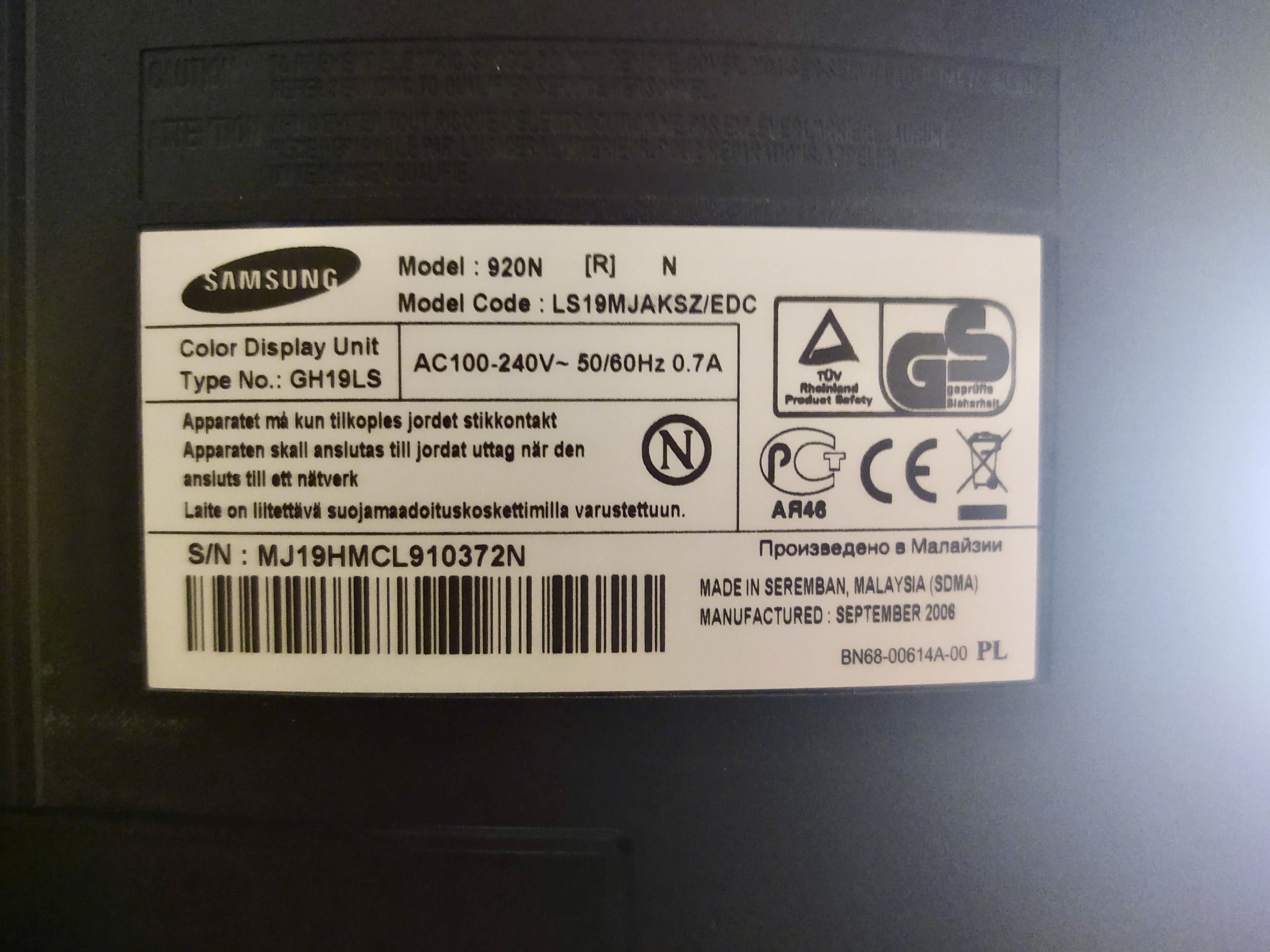 Dwa monitory SAMSUNG, dobry stan